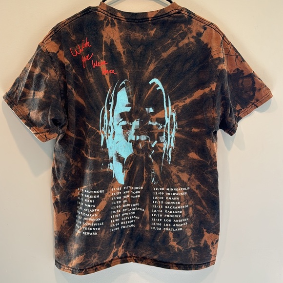 ❣️handmade Travis Scott Astroworld 2018 Wish You Were Here Tour Shirt Medium - Picture 5 of 11